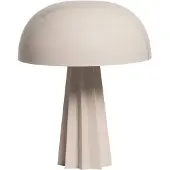 Woood Virel Tafellamp - Metaal - Hoogglans Lichtgrijs - 29x11x11