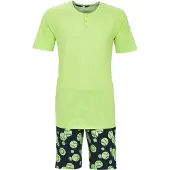 Ringella Katoenen shortama tennisballen groen | Maat 54