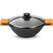 Pinti Inox Efficient Rond Wok/Stir-Fry pan
