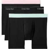 Calvin Klein Boxershorts pastelblauw / pastelroze / zwart / wit