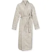 Pip studio Badjas Jasmin Jacquard Bathrobe Zand-XS