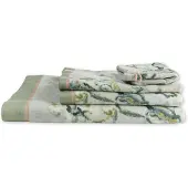 Beddinghouse x Van Gogh Museum BlossomTowel Groen Douchelaken 70x140 cm