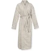 Pip studio Badjas Jasmin Jacquard Bathrobe Zand-S