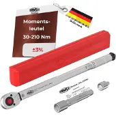 FAMEX 10886 Momentsleutel 1/2” - 30-210 Nm - 3-delig, ±3% tolerantie