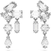 Swarovski Oorbellen zilver / transparant