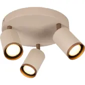 Lucide REGINA - Plafondspot - Ø 21 cm - 3xGU10 - Taupe | Essential