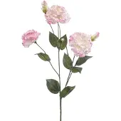 Emerald - Kunstbloem Eustoma 75cm Licht roze - Kunstplant voor binnen