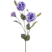 Emerald - Kunstbloem Eustoma 75cm Licht paars - Kunstplant voor binnen