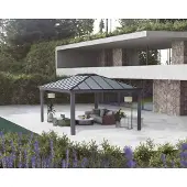 Palram - Canopia Palram | - Paviljoen Dallas - Antraciet - 6,1x4,3m