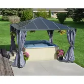 Palram - Canopia Palram-Gordijnset Voor Tuinpaviljoen Palermo 4300 4st