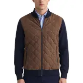 Bugatti vest bruin effen