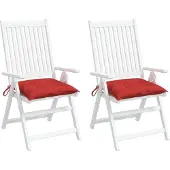 vidaXL Palletkussens 2 st 50x50x7 cm oxford stof rood