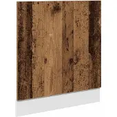 vidaXL Vaatwasserpaneel 60x1,5x67 cm bewerkt hout oud houtkleurig