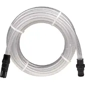 vidaXL Zuigslang met PVC koppelingen 1,1'' 10 m PVC transparant