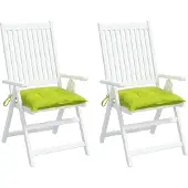 vidaXL Palletkussens 2 st 50x50x7 cm oxford stof felgroen
