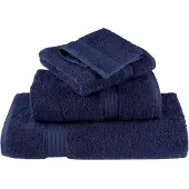 vidaXL Handdoeken SOLUND 4 st 600 g/m² 100x200 cm marineblauw