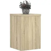 vidaXL Plantenstandaards 2 st 25x25x35 cm bewerkt hout sonoma eiken