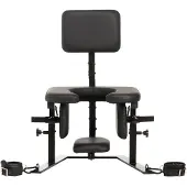 Master Series - Pleasure Throne Orale Seks Stoel - Zwart