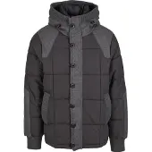 Brandit Winterjas 'Garret' grijs / zwart