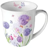 Ambiente - Koffiebeker - Flower Beauty - 400 ML