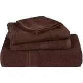 vidaXL Badhanddoeken FROGN 2 st 100x150 cm 360 g/m² bruin