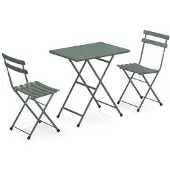 Emu Arc en Ciel balkonset - 2 stoelen + 1 tafel gepoedercoat staal