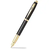 Sheaffer vulpen - 100 E9322 - M - Glossy black gold tone