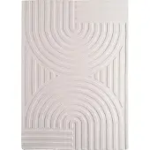 Muratap Japandi vloerkleed art hoogpolig scandinavisch design 3d-effect -