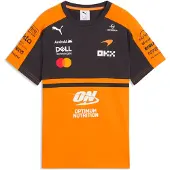 Puma Functioneel shirt mandarijn / zwart
