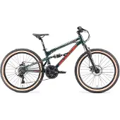 Bikestar MTB Fully kinderfiets 24 inch blauw unisex