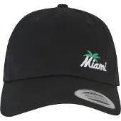 Mister tee Pet 'Miami Palm Tree' grijs / groen / zwart / wit
