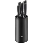 Tefal Comfort Knives Messenset - 5-delig - Met blok - Zwart
