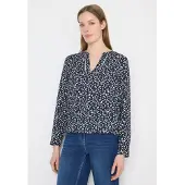 Cecil Dames Gedessineerde blouse - Blauw - L
