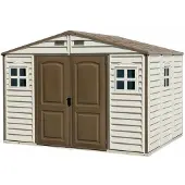 Duramax Groot kunststof huis WoodSide 3,2x2,4 m