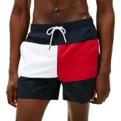 Tommy Hilfiger Underwear Zwemshorts marine / rood / wit