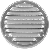 Europlast Metalen ventilatierooster rond Ø 125mm zink - MR125ZN