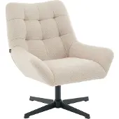 Kick Collection Elin - Draaifauteuil - Luxe uitstraling - Beige