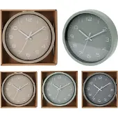Home & Styling Wandklok Ø20cm groen/grijs of taupe