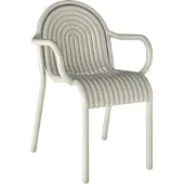 Tom Dixon Groove Buitenstoel Putty | With Arms