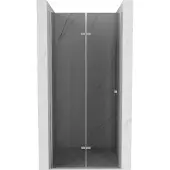 Mexen Lima vouwdeur voor douche 120 , grafiet, chroom - 856-120-000-01-40