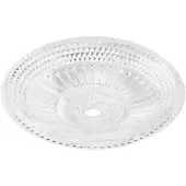 Mexen Heba glazen opbouwwastafel 45 x 45 cm, transparant - 24064500