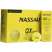 Nassau QX Soft - Golfballen - 12 stuks - Lemon