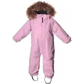 Isbjörn of Sweden - Kid's Toddler Padded Jumpsuit with Fur - Overall 80, roze