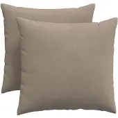 vidaXL Zitkussens 2 pcs Taupe 50 x 50 cm Stof