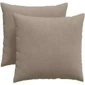 vidaXL Zitkussens 2 pcs Taupe 45 x 45 cm Stof