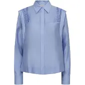 Copenhagen Muse Dames Blouses Cmmolly-shirt 9 - Lichtblauw - Maat XL