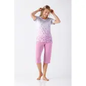 Hajo dames pyjama roze confetti - Roze - Maat - 44/46