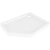 Mexen Flow+ vijfhoekige douchebak rechts 100 x 90 , wit glans - 46P109010RH
