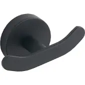 Mexen Loft dubbele handdoekhaken, zwart - 7012635-70