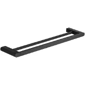 Mexen Adox dubbele handdoekhaak, zwart - 7018225-70